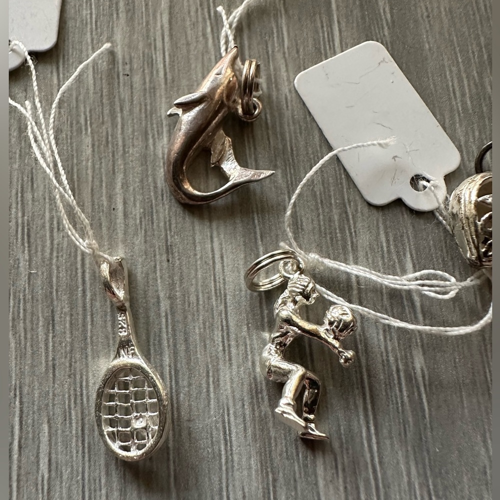 Sterling Silver Charms/Pendants• Set Of Five